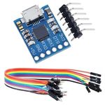 WWZMDiB CP2102 Micro USB to UART TTL Module 6 Pin Serial Converter STC Replace FT232 UART STC Downloader