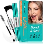 GEMERRY Lash Bond and Seal Waterproof 12ml Lash Cluster Glue for Lash Clusters Bond and Seal Lash Glue Long Lasting for 72-96 Hours Lash Glue Mascara Eyelash Glue for Self Use at Home