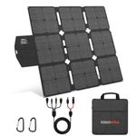 SOKIOVOLA 120W Portable Foldable Solar Panel，IP68 Waterproof Folding Solar Panel Kit ，MC-4 Connectors High-Efficiency Charger Panels，for Home Outdoor Camping, RV, Hiking