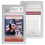 Trump Trading Card - Donald Trump Collectibles, GEM Mint 10 Rated, Iconic 2024 Political Memorabilia Gifts (Card)