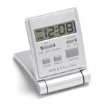 Westclox Travel Alarm Clock 5" Lcd AD