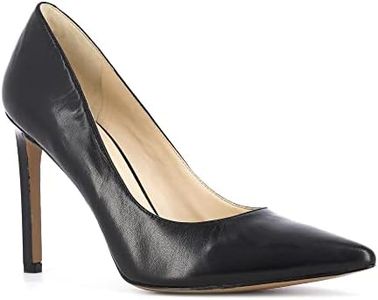 Nine West Womens Tatiana Dress Pump, Black Leather, 7