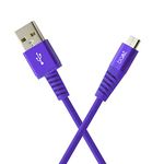 boAt Rugged V3 Braided Micro Usb Cable For Personal Computer (Mystic Purple)