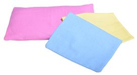 MK HANDICRAFT Cotton Mustard Seeds Pillow And Cover Set For New Born Babies (Children: S, Pink)