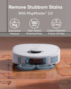 eufy X10 Pro Omni Robot Vacuum Cleaner – Self-Emptying, Smart Mapping