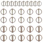 VIKKSAER 30PCS Lynch Pin Assortment Kit Linch Pin with Ring Stainless Steel Heavy Duty Lynch Pin for Farm Tractors Trailers Trucks Mower Diggers Linch Pin,1/4 3/16 5/16 7/16 inch, 4 Sizes