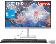 Lenovo 24 All-in-One Desktop Computer for Home Office, Intel 8-Core Processor (Beat i5-1140G7), 23.8" FHD AIO, WiFi 6, BT 5.2, RJ-45, HDMI, Keyboard & Mouse, Windows 11 Pro - 32GB RAM, 1TB PCIe SSD