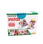 Fujifilm Instax Mini Picture Format Film - Value Pack 60 Shots Films (White)