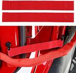 VOFONO Red Nylon Door Strap Fit for Jeep Wrangler TJ JK JL CJ JKU YJ Replacement Heavy Duty Door Limiting Check Strap Pack of 2
