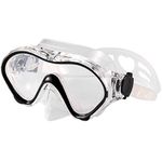 Yizerel Kids Swim Mask, Swimming Goggles with Nose Cover, Snorkel Gear Scuba Diving Snorkeling, Anti-Fog UV Protection Lens Waterproof Socket 180° View Angle Face Mask for Youth Children Junior Teens