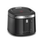 Tefal Vision Fry Deep Fryer, 3L capacity, 1.2kg, 4 Portions, 2100W, Kitchen Fryer, Compact, Chips, Easy Cleaning, Extra Large Window for better visbility and results, Black, FF2528G0