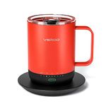 VSITOO S3pro Temperature Control Smart Mug 2 with Lid, Self Heating Coffee Mug 14 oz, 90 Min Battery Life - APP & Manual Controlled Heated Coffee Mug - Improved Design - Gifts for Coffee Lovers