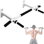 Yes4All Wall Mounted Pull Up Bar/Chin Up Bar - White