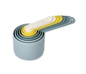 Joseph Joseph Nest - 8-Piece Space saving Measuring Cups and Spoons Set, Baking tools, Opal, 24