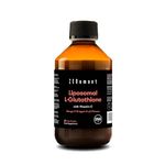 Liposomal Glutathione - Highly Purified and Highly Bioavailable | with Liposomal Vitamin C | Powerful Antioxidant for Optimal Cell Protection | Non-GMO | 250ml | Zenement