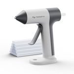 Tilswall 4V Small Cordless Hot Glue Gun Set with 20pcs 7x140mm Glue Sticks,Mini Hot Melt Glue Gun,30s Quick Preheat,USB-C Rechargeable,Auto Shut-Off, No-Drip Design for Crafting,Office & DIY Repairs