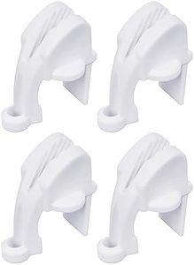 Extreme Max 3005.5088 BoatTector Quick Adjust Pontoon Rail Fender Hanger - White, Pack of 4