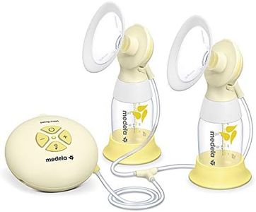 Tire-lait électrique double Medela Swing Maxi Flex - Plus de lait en moins de temps, avec les téterelles PersonalFit Flex et la technologie d'expression en 2 phases de Medela