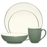 Noritake Colorwave Green 4-Piece Coupe Place Dinnerware Setting in Green