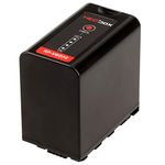 HEDBOX RP-VBD78 - Li-Ion Battery (57.7Wh / 7800mAh) 4-LED Capacity Meter, replacement for Panasonic VW-VBD29, VBD58, VBD78