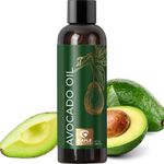 Avocado Oil For Hair and Skin - 100% Pure Avocado Oil for Skin and Nail Care plus Dry Hair Treatment and Facial Oil Moisturizer - Natural Hair Oil and Carrier Oil for Essential Oils Mixing (4 Fl Oz)