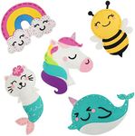 Cymbana Kids Sewing Kit Make Your Own Creative Felt Plush Animals Toy Craft Art Set for Beginners, Girls Gifts for Children 6+