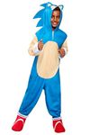 Rubie's Boys Sonic Oversized Jumpsuit Costume, Small, multi-colored