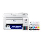 Epson EcoTank ET-3850 Wireless Color All-in-One Cartridge-Free Supertank Printer with Scanner, Copier, ADF and Ethernet - The Perfect Printer Home Office,White