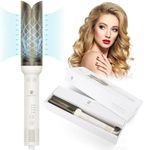 WeChip Rotating Curling Iron Hair Curler, 1 1/4 Inch Automatic Curling Wand Adjustable 3 Gears Heating Temperatures Fast Heating Anti-Scald Hot Tools Auto Shut-Off for Hair Styling Curls Waver