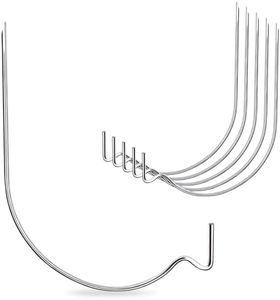 MIHUYAN Picture Hanger Super Hook 30PCS,High-Quality Steel Picture Hanger Hercules Hooks,Used for Drywall, Wood Wall, Plaster Wall, can Hang Photos, Art, Clock, Mirror.