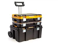 DEWALT, Black/Yellow TSTAK 2.0 Mobile Box Bundle