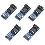 DAOKI 5Pcs Storage Module AT24C256 I2C EEPROM Interface Memory Module Data Storage 8P Chip Power Supply Indicator Pull Up Resistor Direct Jumper Setting Intelligent car Accessories for arduino 3.3-5V