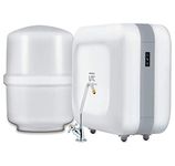 Havells UTC Alkaline Water Purifier with 360-degree rotation Faucet, Cu+Zn+Alkaline+natural minerals, 8 stage Purification, 8L Plasto-Steel tank, Double UV Purification tech.(RO+UV), (Grey and White)