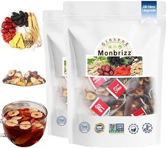 Kidney Tea Formula Ginseng Five Treasure Tea, for Men and Women, Natural Herbal Ingredients for Kidney Traditional Beverage Fruit Organic (60 Bag, Gram, 400.0)