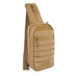 HIGHLAND TACTICAL Tactical Sling Bag, Desert