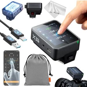 GODOX X3 PRO N X3PRO TTL Wireless Flash Trigger for Nikon with Bluetooth Integration & APP Control Touch Screen 2.4GHz Wireless X System Pro Shooting Modes Shutter Control Fast Charging