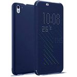 HITFIT Dot View Sensor Case - Matrix Mesh Designed Interactive Sensor Flip Folio Smart Cover Case for HTC Desire 728 / HTC 728G Dual Sim/HTC D728 - Blue