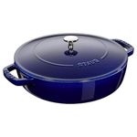 STAUB 40511-476-0 Cast Iron Chistera, Dark Blue, 28 cm