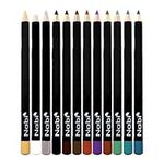 12 Colors Eyeliner Pencil Set, High