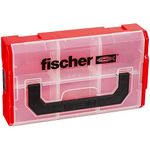 fischer 533069 Briefcase, Red, FIXTAINER Vide