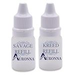 Auronna Car Fragrances (Pack of 2) * 30ml Oil Refill Scent Savage & Kreed Air Freshener, Suitable For Car Diffuser, USB Diffusers, Candle Scented Making Wax Melts Diffuser Reed - Kreed & Savage