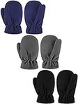 3 Pairs Baby and Toddler Winter Mit