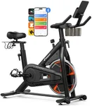 MERACH Exercise Bike, Stationary Bikes for Home, Magnetic Indoor Cycling Bike with Self-developed APP, 330lbs Capacity & Comfortable Seat Cushion & Tablet Mount for Weight Loss Gym Cardio