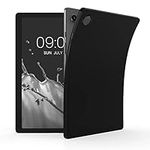 kwmobile TPU Silicone Case Compatible with Samsung Galaxy Tab A8 10.5 (2021) - Case Soft Flexible Shock Absorbent Cover - Black