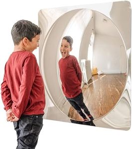 SPARK & WOW Sensory Wall Toddler Mirror - Giant - 1 Bubble - for Ages 6m+ - Easy-to-Clean Acrylic - Stimulate Cognitive Development