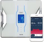 TANITA RD-953 Smart Body Composition Scale with Free App Unique Muscle Quality Score 11 Measurements White