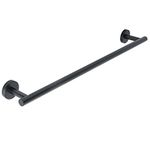 SAYAYO Towel Rail Wall Mounted Black Towel Holder Bathroom Towel Bar for Hand Towel SUS 304 Stainless Steel 24-Inch/60CM, EGKN2301FT-600-B