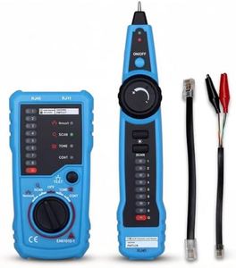 Line Finder, Eacam Multi-Functional Handheld Wire Tester Tracker, Line Finder Cable Testing Tool for Network Maintenance