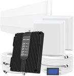 Cell Phone Booster for House Office 5G 4G LTE Data, Dual Interior Antennas Kit, Signal Booster up to 8,000 sq ft, Cell Booster Suitable for All Canadian Carriers, for Band 66/4/13/12/17/5/2/25