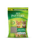 Pet Pattern Natural Cat Litter Sand, 10 Kg, Fast Clumping Cat Litter for Cats, Non-Scented, Low Dust Formula, (10 kg x1) DogsNCats - Authorised Partner